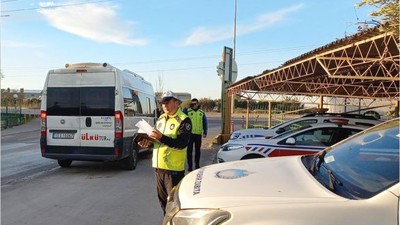 Balıkesir'de Servis Araçlarına Denetimler Artıyor