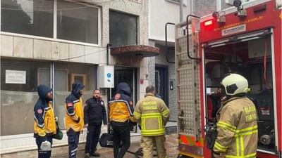 Bodrum Katta Çıkan Yangın Korkuttu