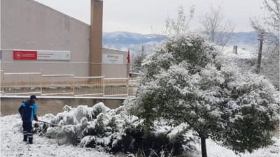 Dursunbey Beyaz Örtü İle Kaplandı