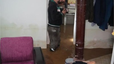 Balıkesir'de Evler ve İşyerleri Su Altında