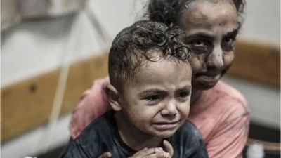 İsrail Çocuk Hastanesini Bombaladı