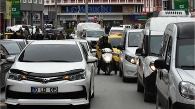 Balıkesir'de Ekim Ayı Kayıtlı Araç Sayısı 579 Bin'e Ulaştı