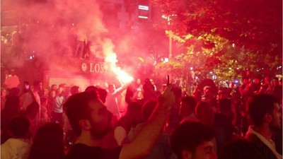 Trabzon'da Galibiyet Sonrası Coşkulu Kutlama