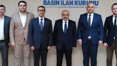 Vali Ustaoğlu Balıkesir Basın İlan Kurumu'ndan Bilgi Aldı