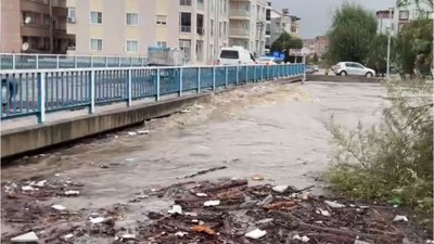 Edremit Zeytinli Çayı Taştı!