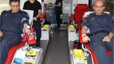 Balıkesir Jandarma Ekipleri Kan Bağışında