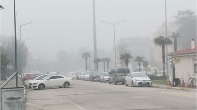 Balıkesir Yoğun Sis ile Kaplandı