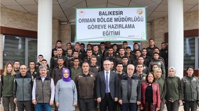 Balıkesir'de Yeni Orman Görevlilerine Eğitim Başladı