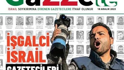 İsrail’in Öldürdüğü Gazeteciler İçin Gazzete ile Meydanlara Çıktılar