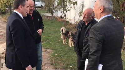 Kaymakam Memiş Fırtınada Zarar Gören Sitelerde İncelemeler Yaptı