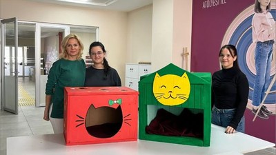 Öğrencilerden Patili Dostlara Sıcak Yuva
