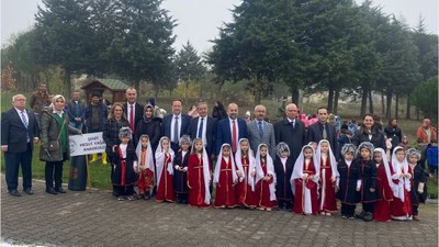 Çağış Yerleşkesine 100.Yılda 100 Fidan