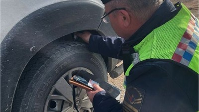 Balıkesir İl Jandarma Komutanlığı'ndan Kış Lastiği Denetimi