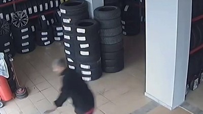 Bursa'da yaşanan deprem kameralarda