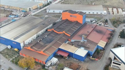 En Büyük Tribün Montajı Balıkesir’de Yapılıyor