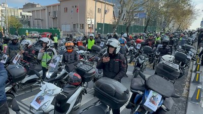 Motokurye Yunus Emre Göçer için "Adalet Sürüşü"