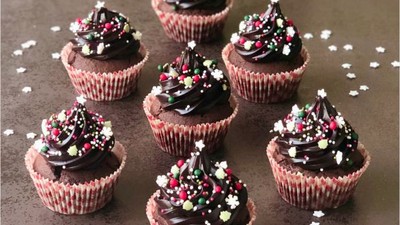 Çikolatalı Minik Çam Ağacı Muffin Tarifi!