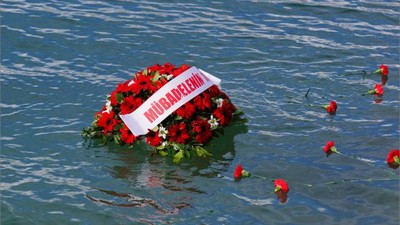 Ayvalık'ta Mübadele Anısına Çelenk Bırakıldı