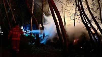 Balıkesir'de Bir Çiftçinin Samanları Yandı