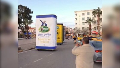 Balıkesir'de Yağ Tenekeleri Gezintiye Çıktı