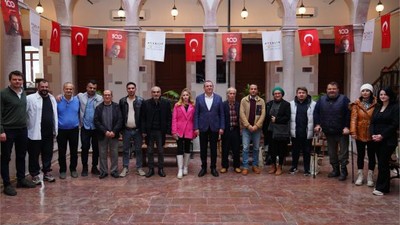 Başkan Ergin Ayvalıklı Gazetecilerle Bir Araya Geldi
