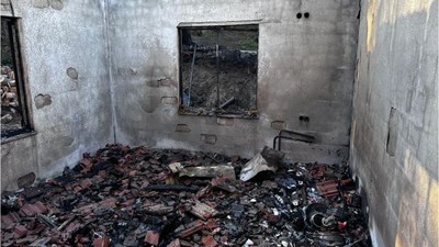 Sındırgı'da Korkutan Ev Yangını