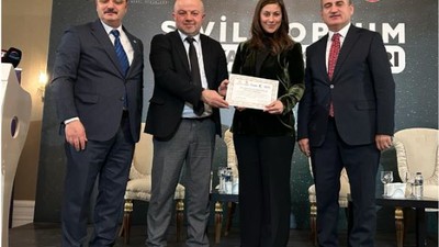 Akyürek'e Ankara'da Teşekkür Beratı