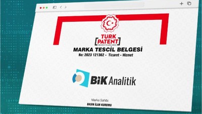 BİK Analitik Yazılımı Marka Tescili Aldı