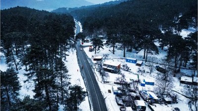 Kazdağları Beyaza Bürünmeye Başladı!
