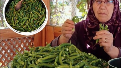 Balıkesir Usulü Kahvaltılık Biber Kızartması