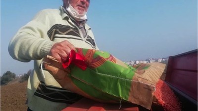 Manyaslı Çiftçiler Tohumları Toprakla Buluşturdu