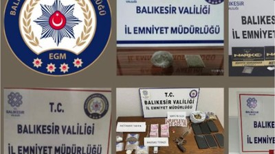 Balıkesir'de Narkotik Operasyon: 21 Olaya Müdahele