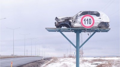 Trafik Güvenliği İçin Hurda Araçlarla Bilinç Oluşturuyor