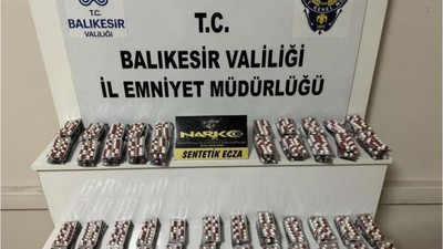Balıkesir'de Binlerce Sentetik Ecza Hapı Ele Geçti