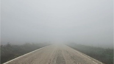 Bandırma'da Görüş Mesafesi 30 Metreye Düştü
