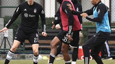Beşiktaş'ta, Ernest Muçi ve Al-Musrati ilk antrenmanına çıktı