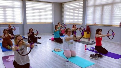 Edremit'te Kadınlar Formda Kalıyor