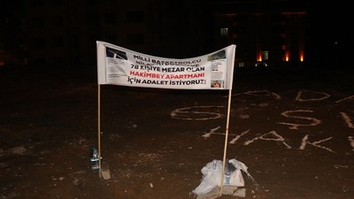 Hakimbey Apartmanında anma etkinliği