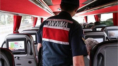 Jandarmadan Otobüslere Denetim