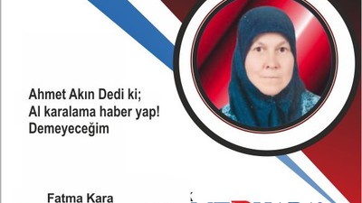 Ahmet Akın Dedi ki; Al karalama haber yap! Demeyeceğim