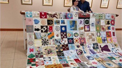 Kardeşlik ve Barış Yorganı: Dünya Turunda Ayvalık'ta Sergilendi