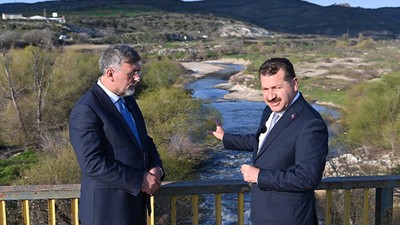 Başkan Yılmaz, Simav Çayı için düğmeye bastı