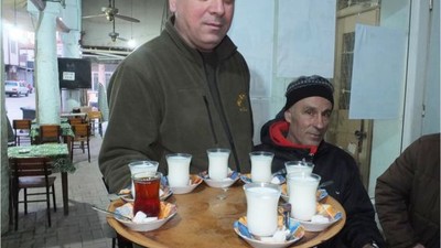 Burhaniye'de Çayın Yerini Süt Aldı