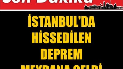 Son Dakika! İstanbul'da Hissedilen Deprem Meydana Geldi