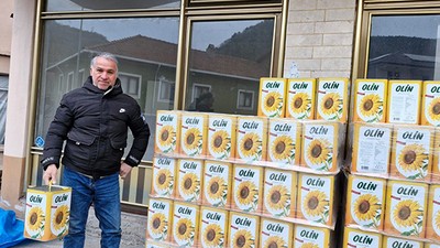 Muhtardan Seçmenlerine 250 Kg Sıvı Yağ