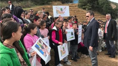 Fidan Dikim Etkinliği Burhaniye'de