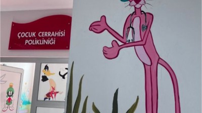 Balıkesir'de Hastane Çocuklara Renkli Bir Karşılama Sunuyor