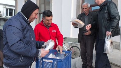 Balıkesir'de Pide Hayrı Yaptı