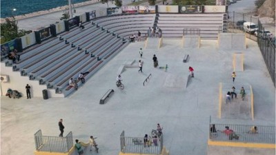 Balıkesir'de Gençler Modern Skate Parka Kavuştu