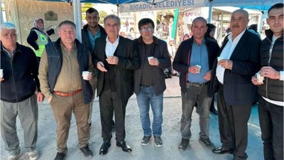 Bigadiç'te Geleneksel Süt İçme Etkinliği Gerçekleşti